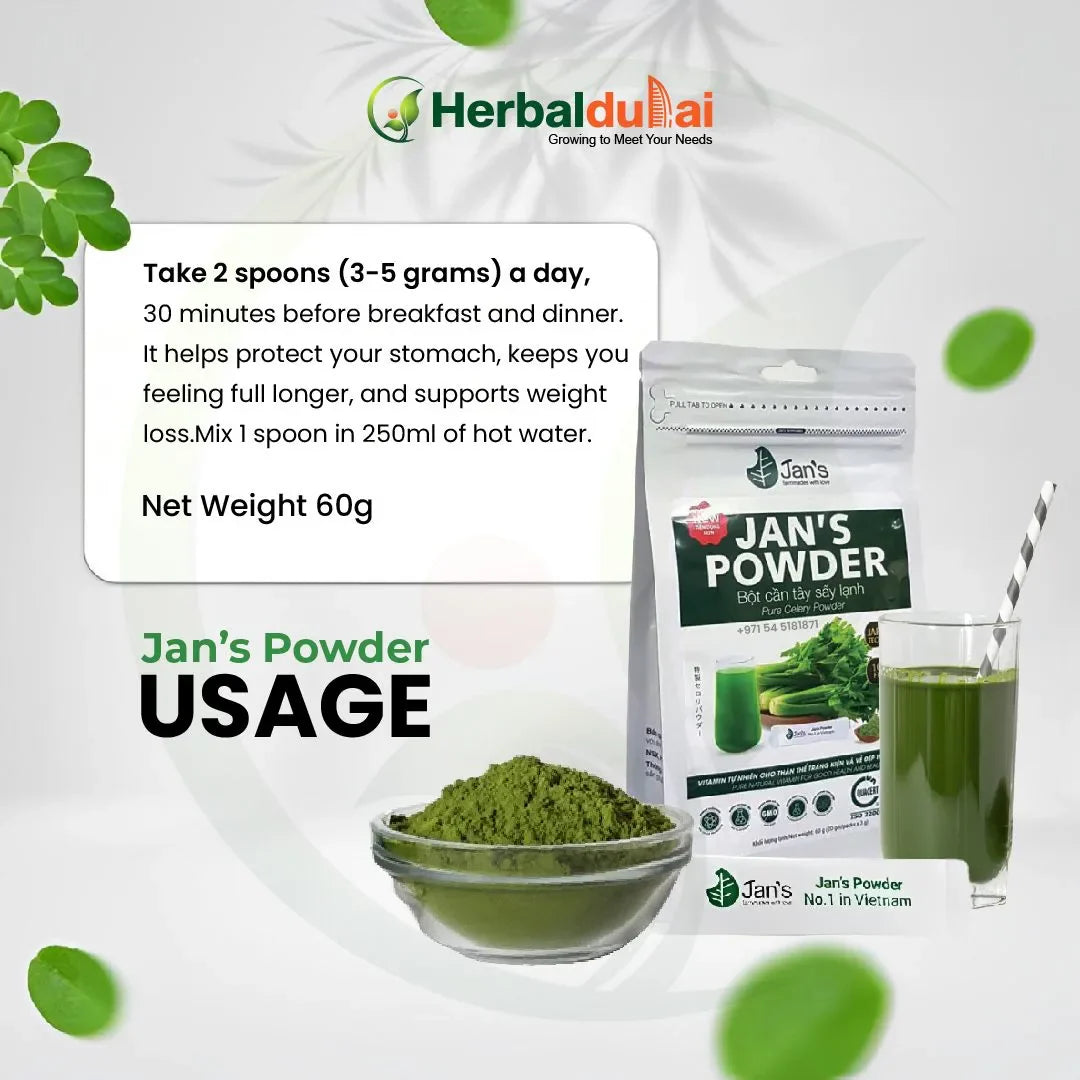 JAN’S Celery Powder & Weight Loss