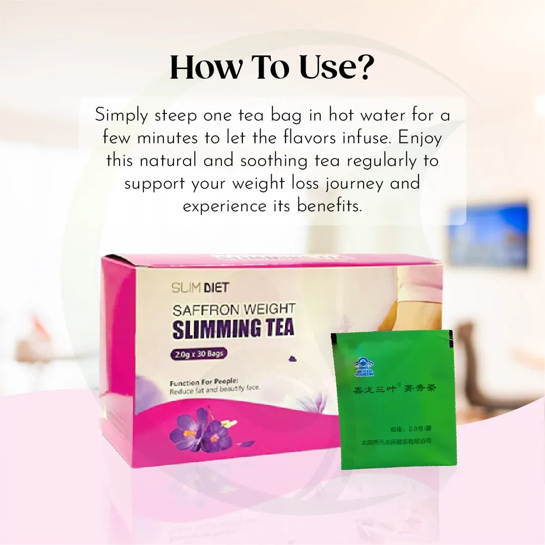 Slim Diet Saffron Weight Loss Slimming Tea